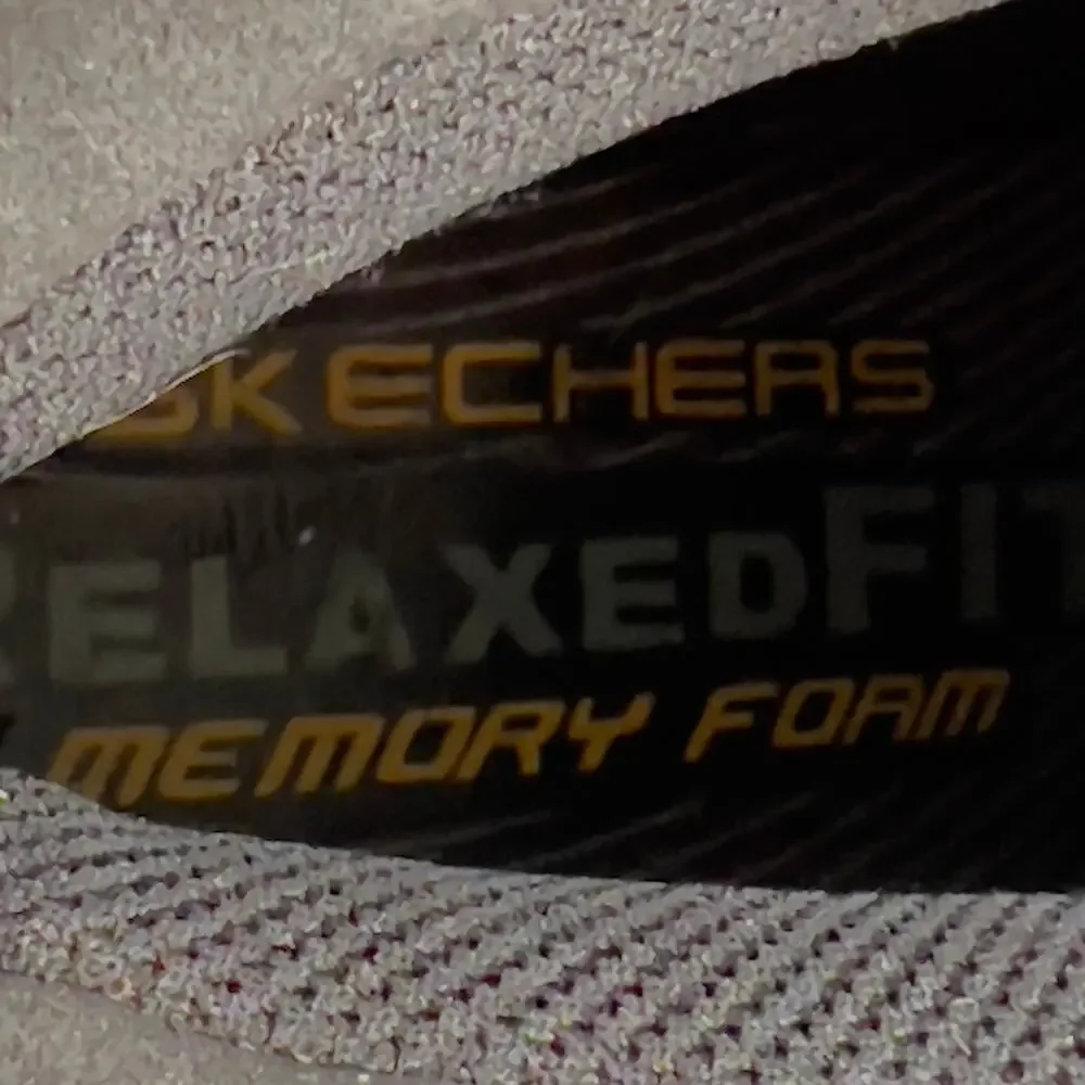 Skechers Boots Men 11.5 Relax Fit Memory Foam Leather Upper Lace Hiking Work